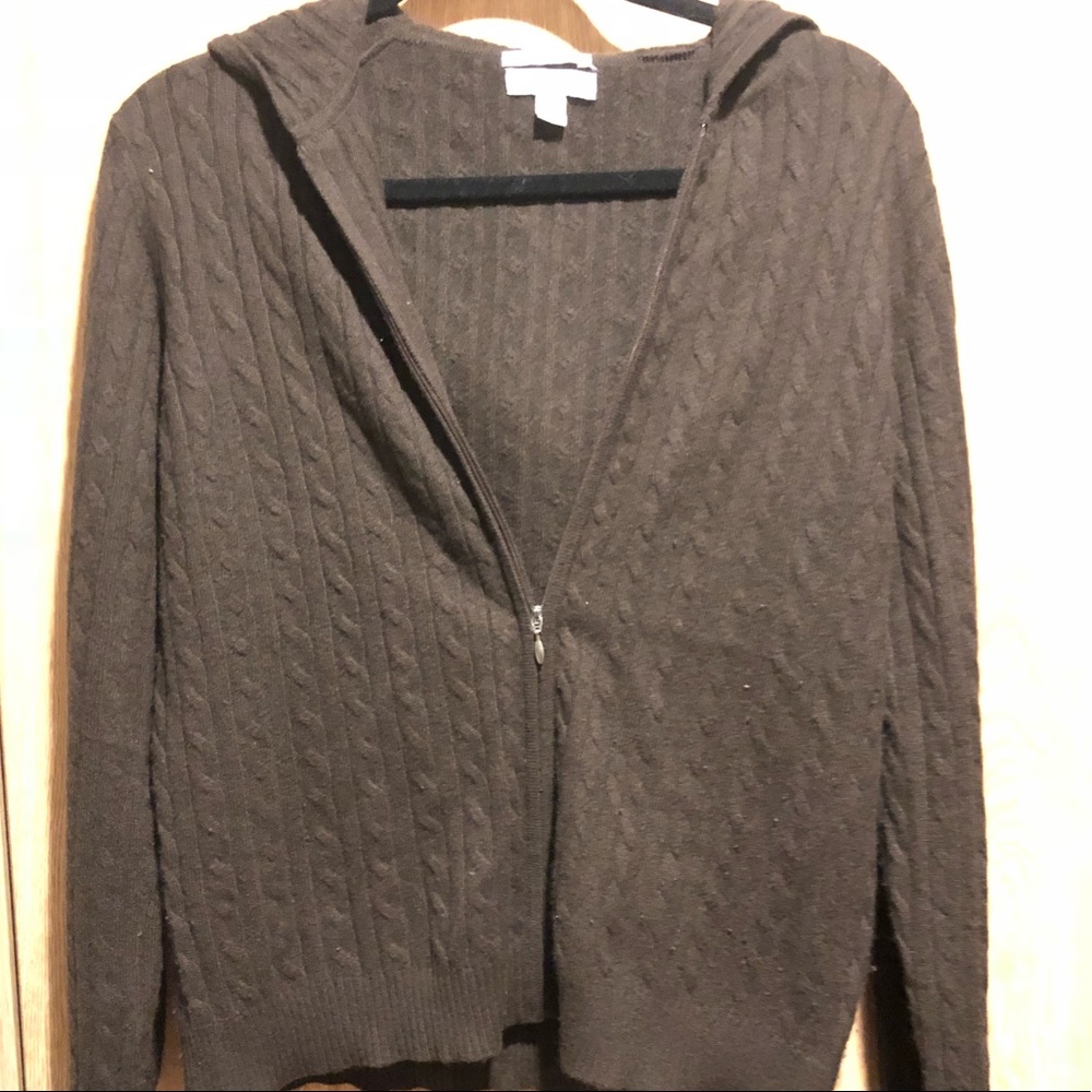 Charter Club cashmere hoodie